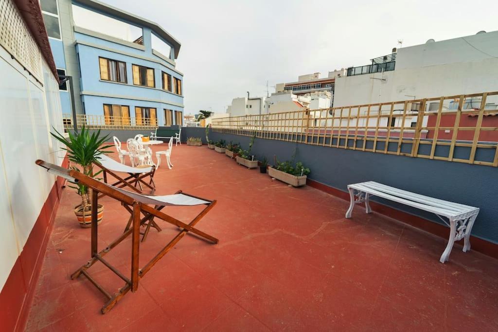 Апартаменты Un Lugar House San Telmo -Coliving Лас-Пальмас-де-Гран-Канария Экстерьер фото